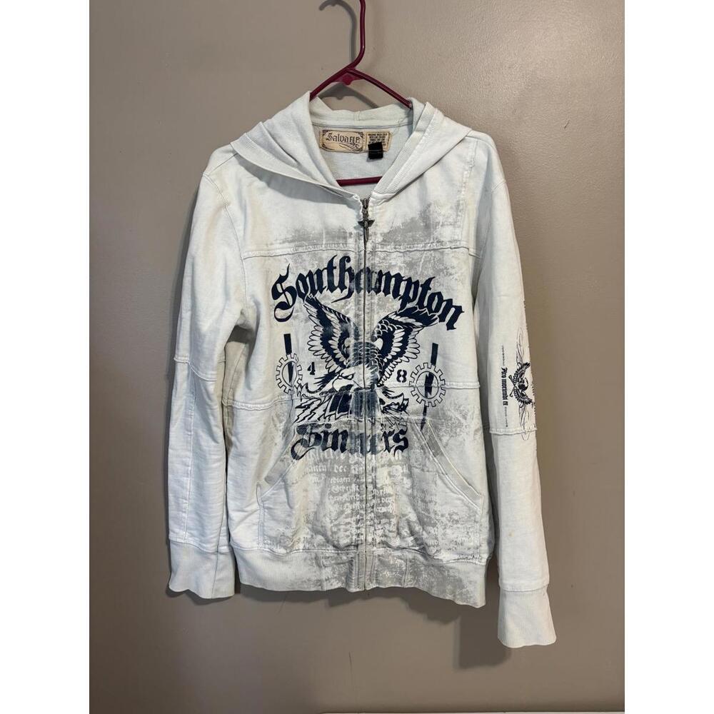 Salvage Southampton Zip-Up Hoodie - Vintage Style